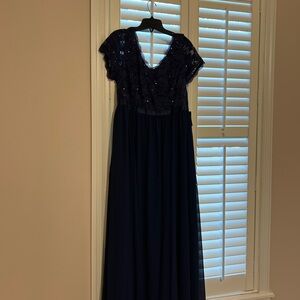 Torrid Navy Blue Lace Wedding Dress